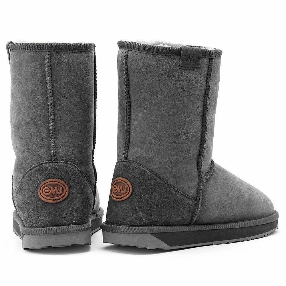 Emu Australia Stinger Lo Boots in Charcoal