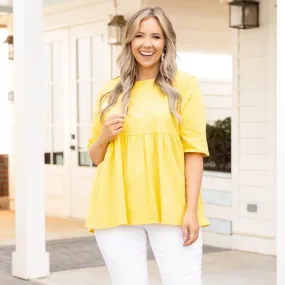 Fearless Soul Top, Yellow