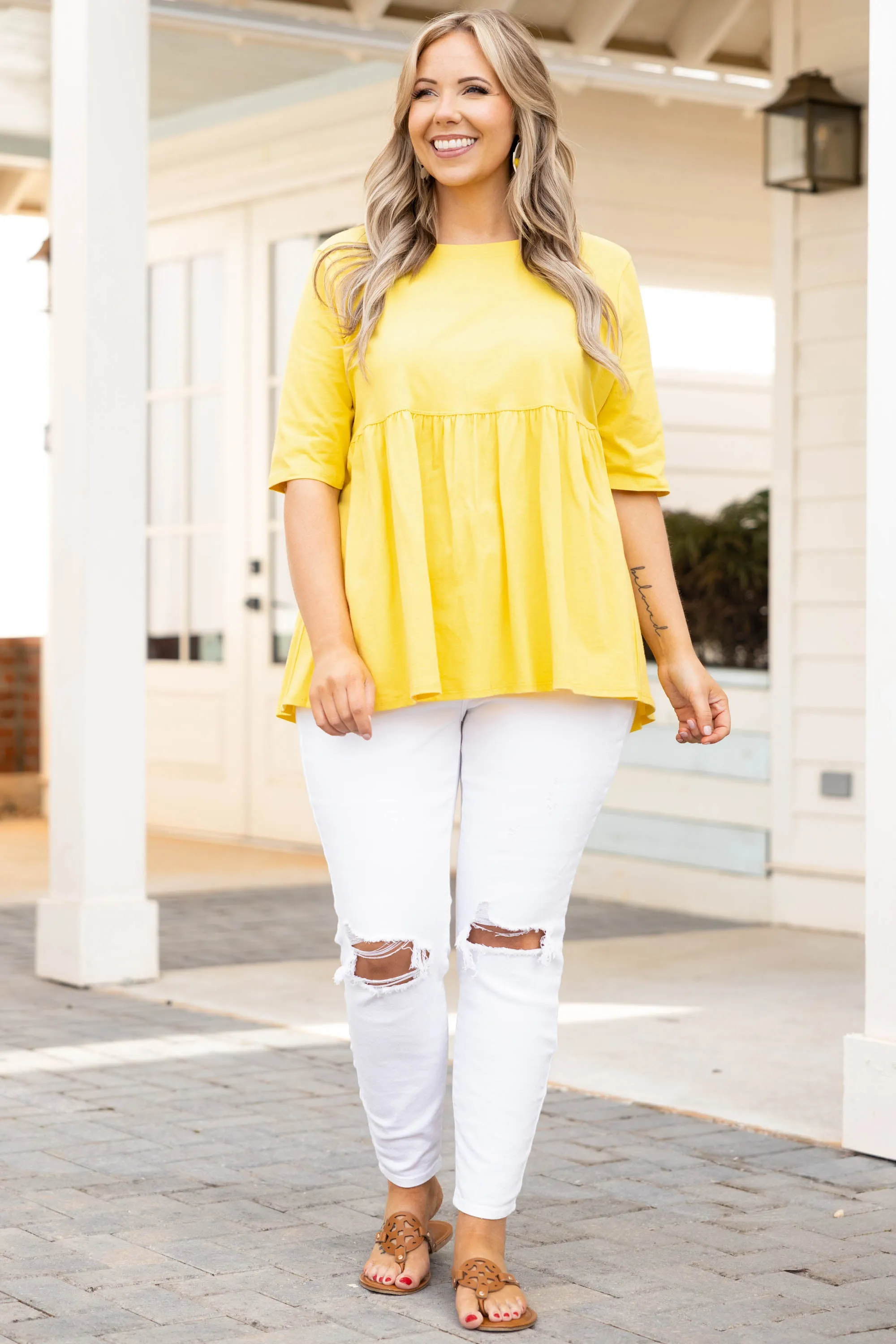 Fearless Soul Top, Yellow