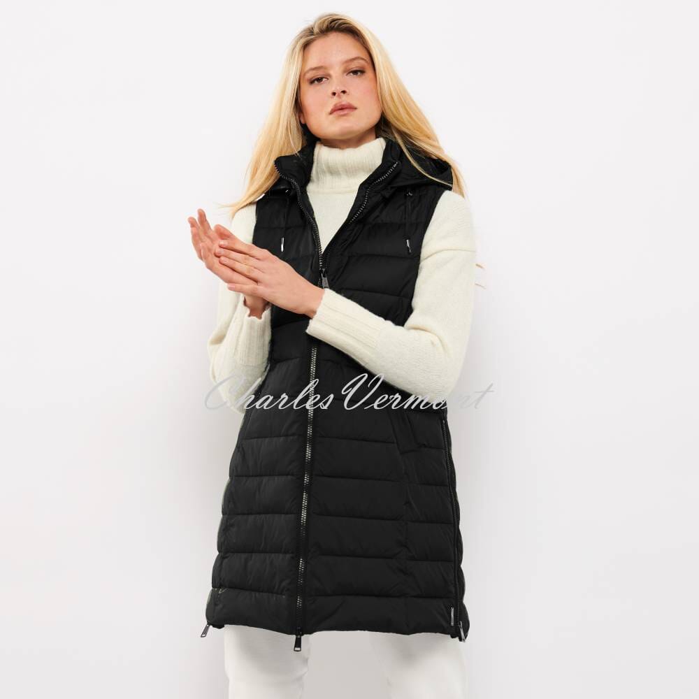 Frandsen Longline Gilet - Style 533-321-90 (Black)