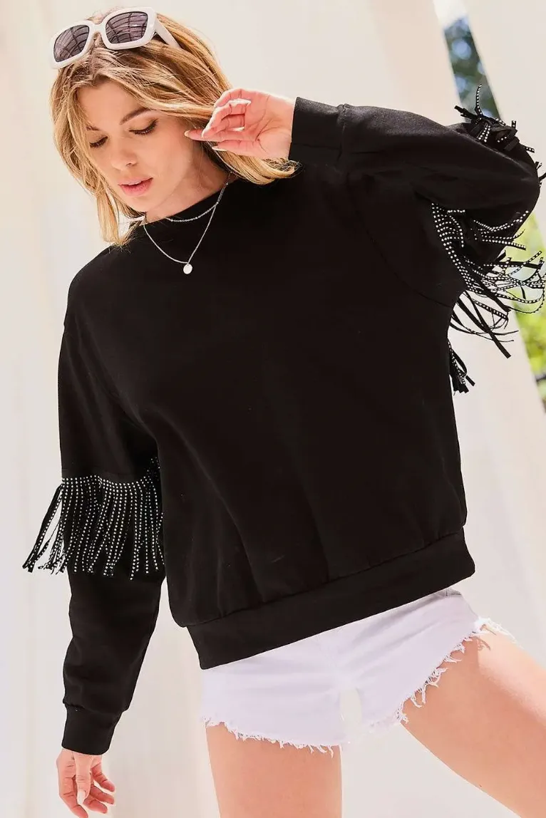 Fringe Pullover