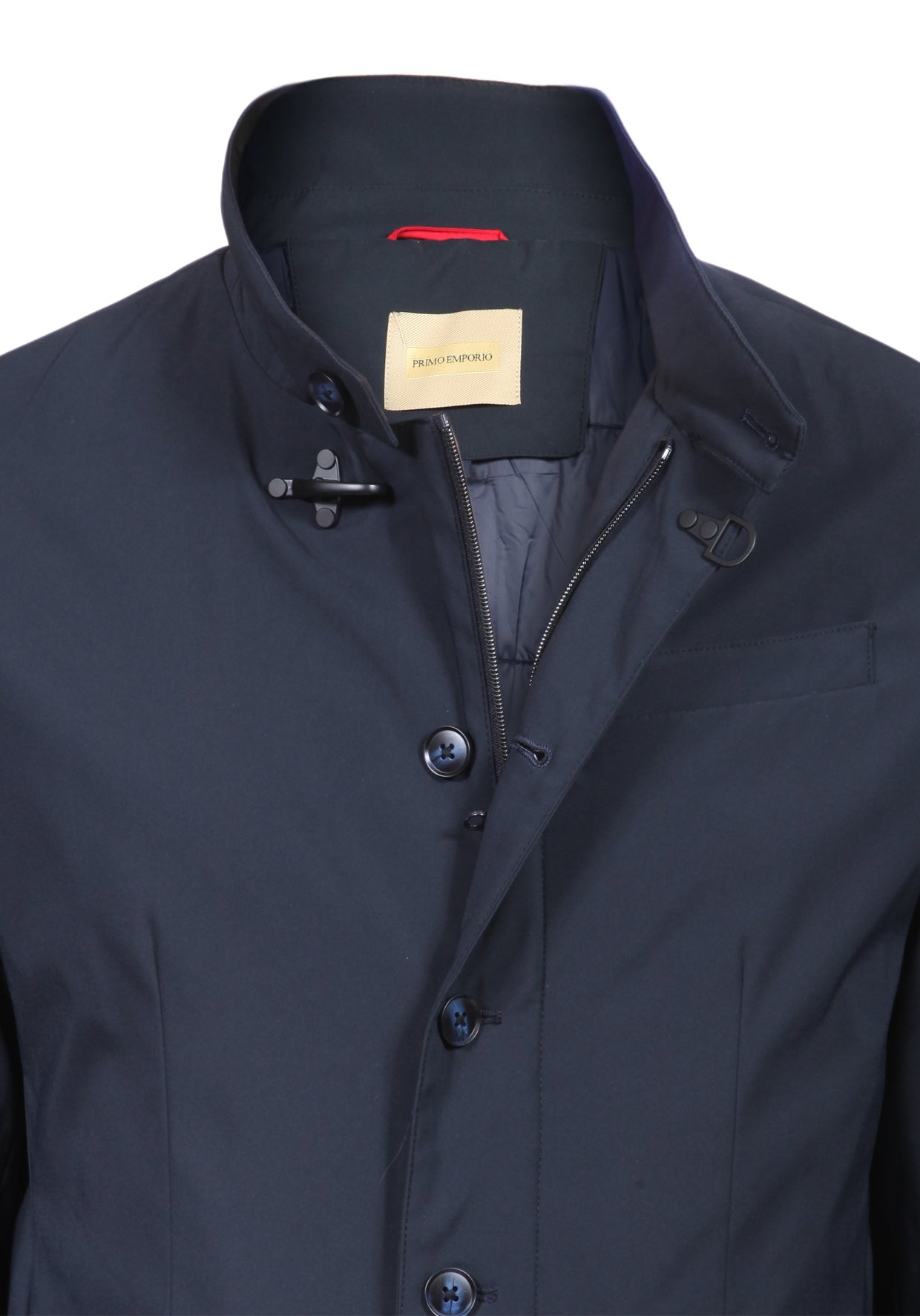 Giubbino Field Jacket Lungo - Blue -