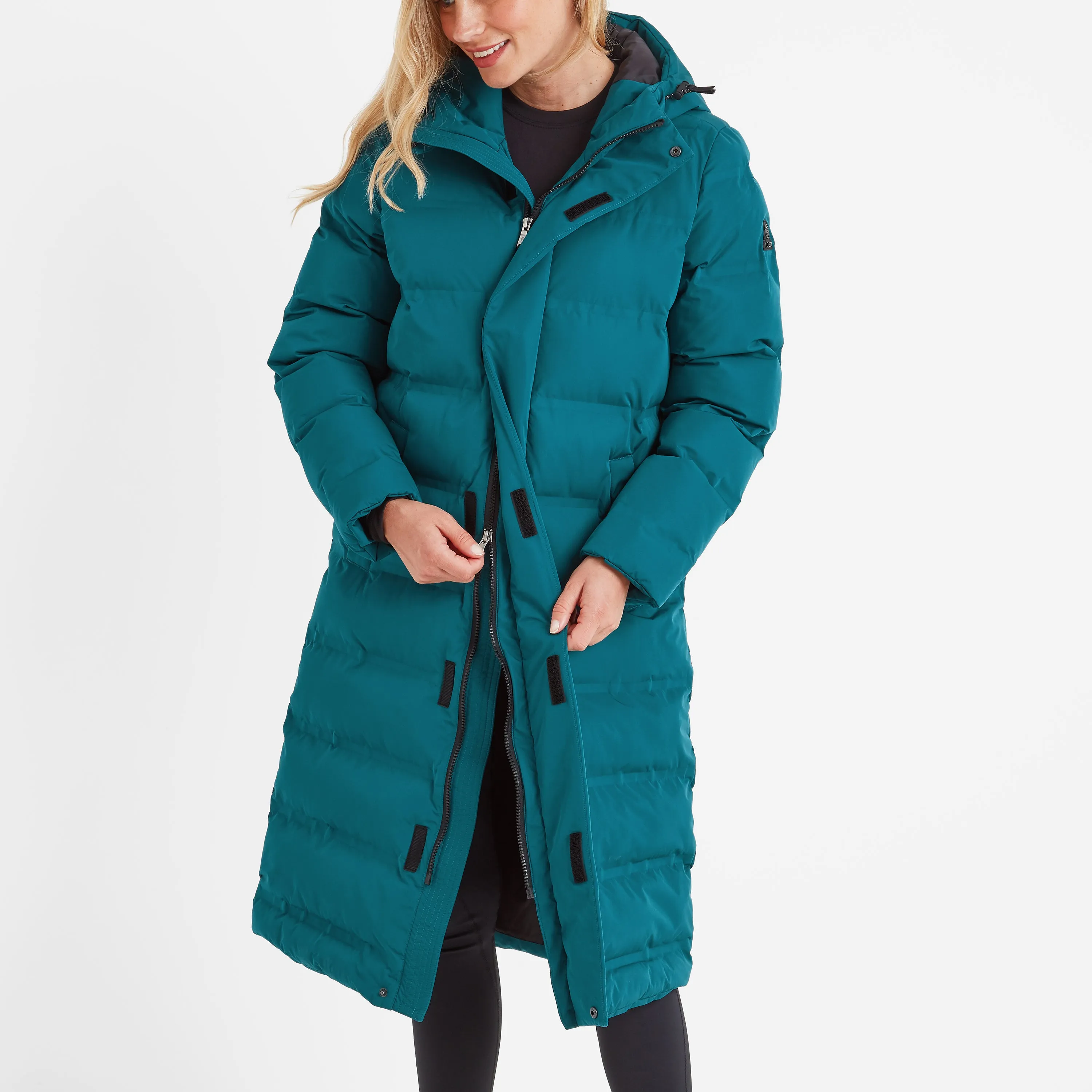 Glaston Womens Parka - Deep Teal