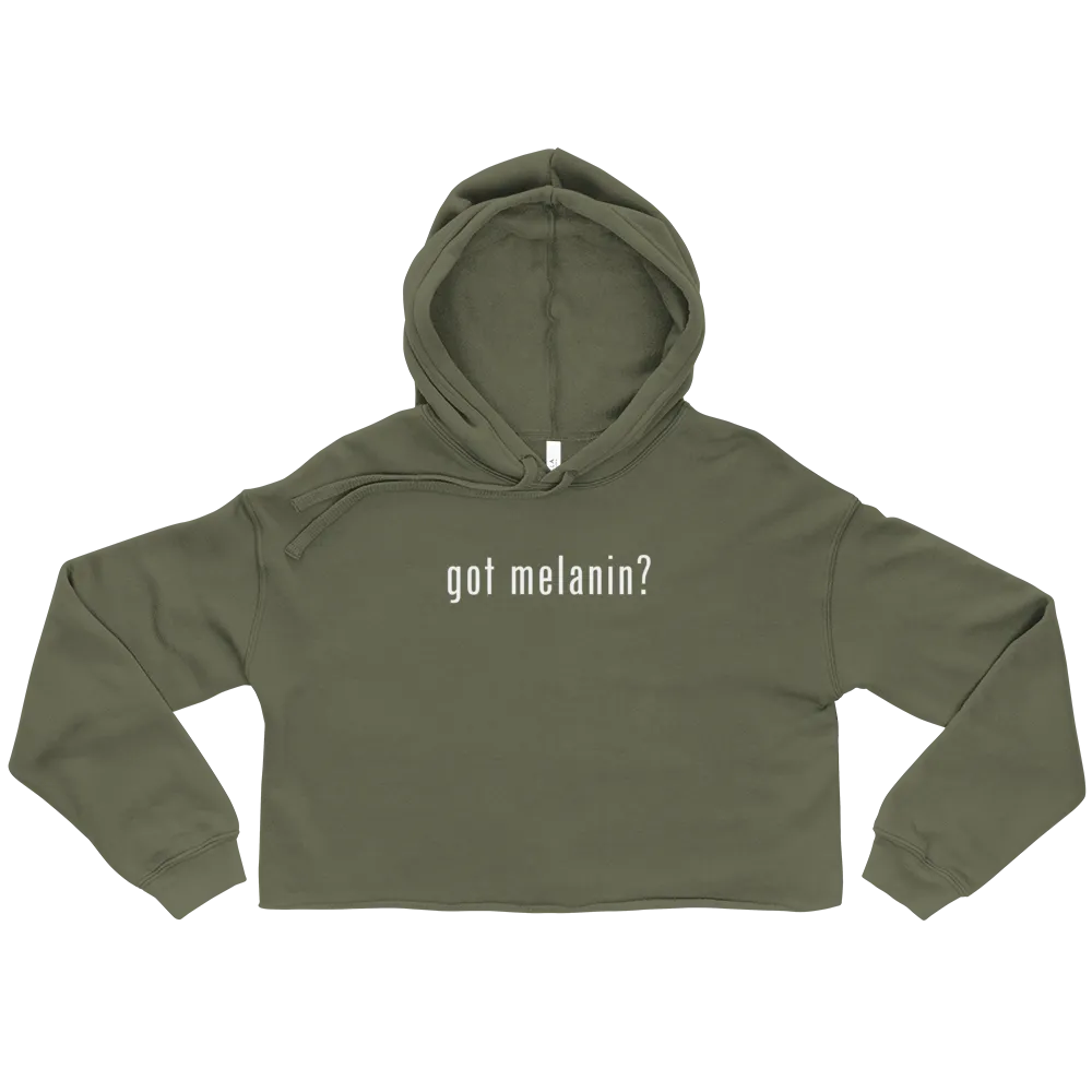 Got Melanin? Cropped Hoodie