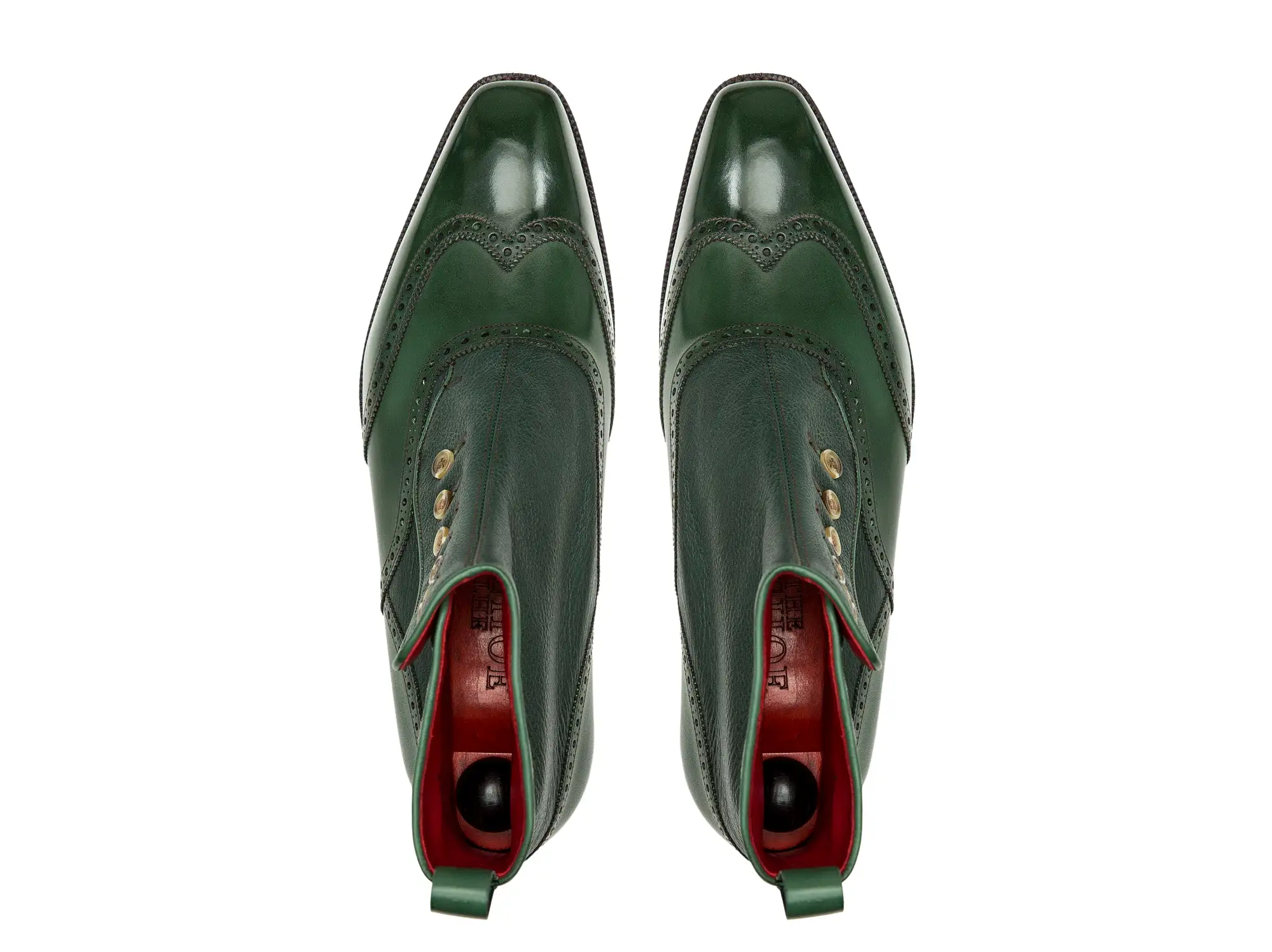 Grandview - MTO - Forest Green Calf / Dark Green Soft Grain - MGF Last - Single Leather Sole