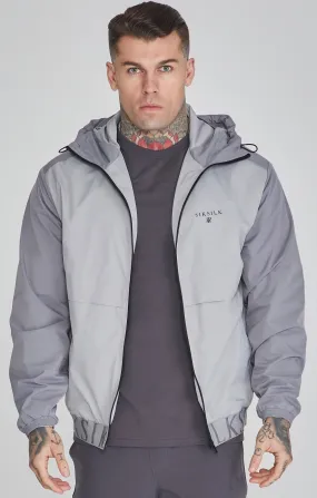 Grey Windbreaker