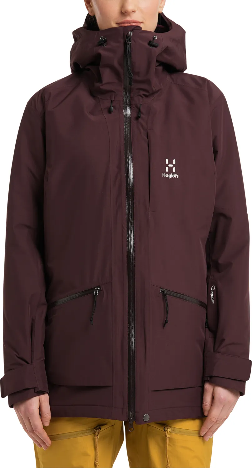 Haglöfs Women's Lumi Insulated Parka Burgundy Brown | Buy Haglöfs Women's Lumi Insulated Parka Burgundy Brown here | O