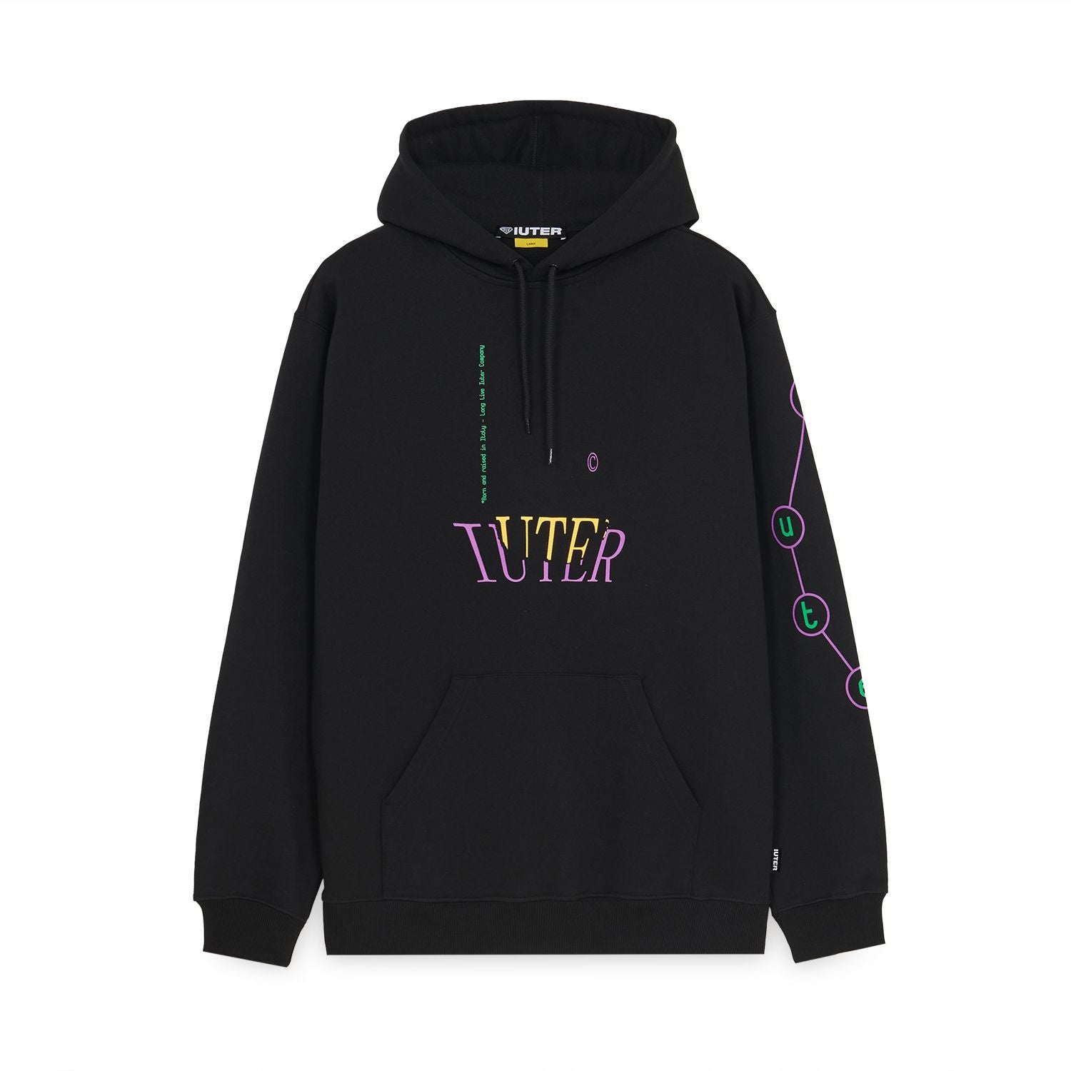 HAND HOODIE BLACK