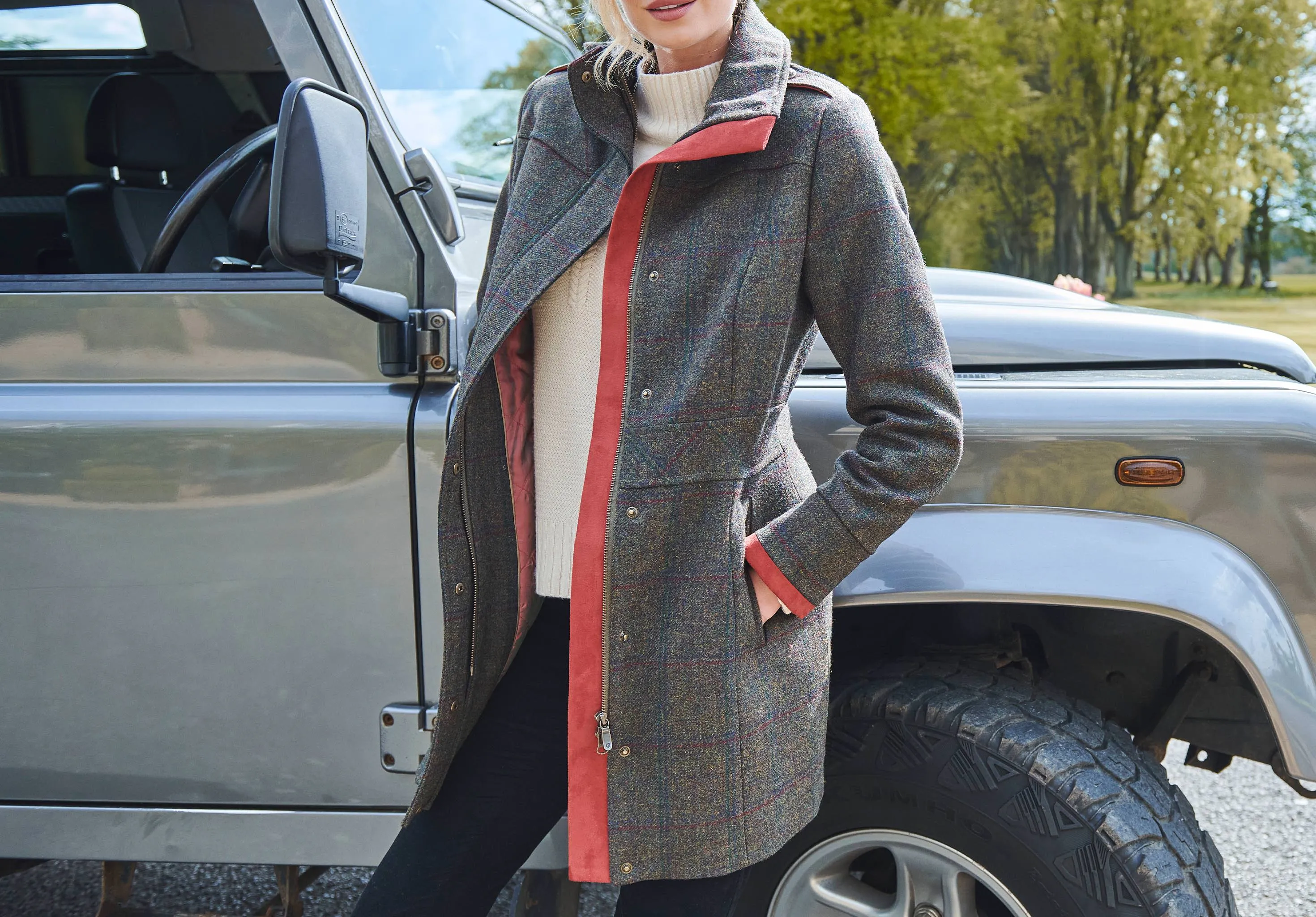 Hedgerow Tweed Coat - Hemlock