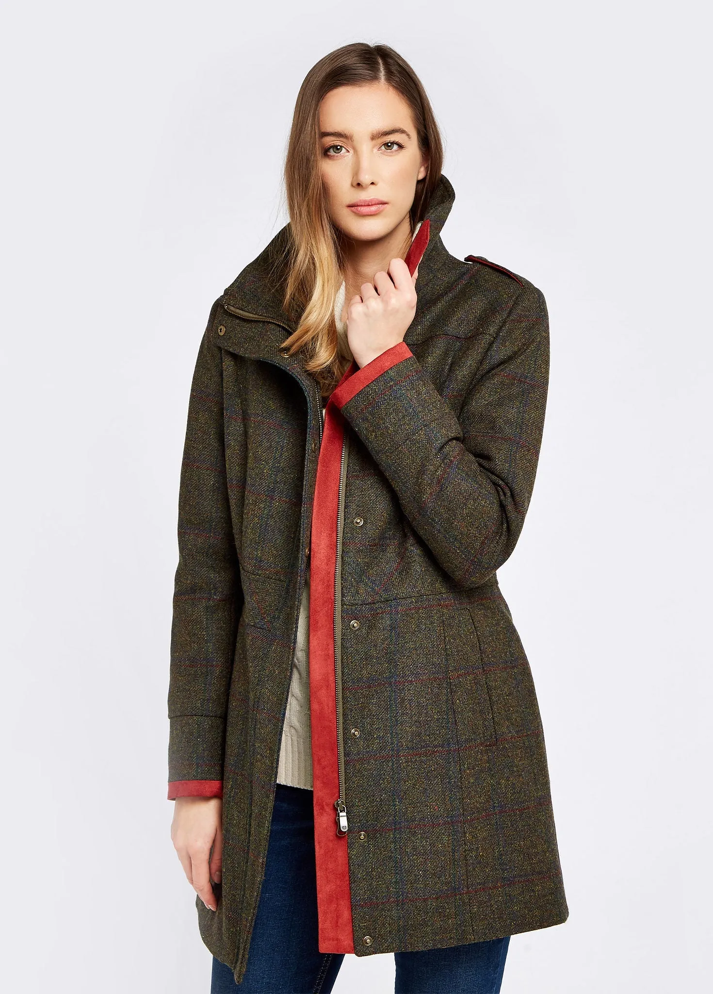 Hedgerow Tweed Coat - Hemlock