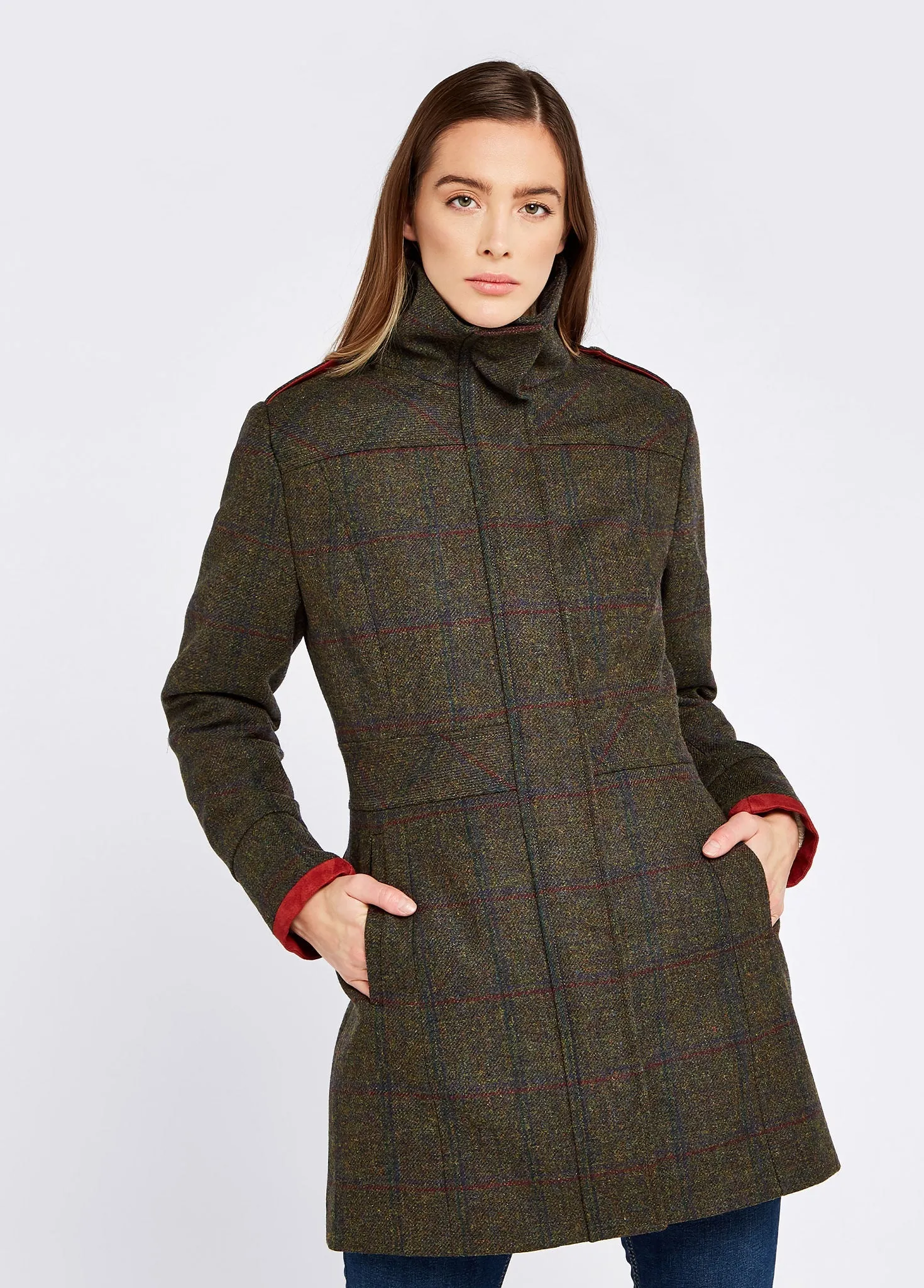 Hedgerow Tweed Coat - Hemlock