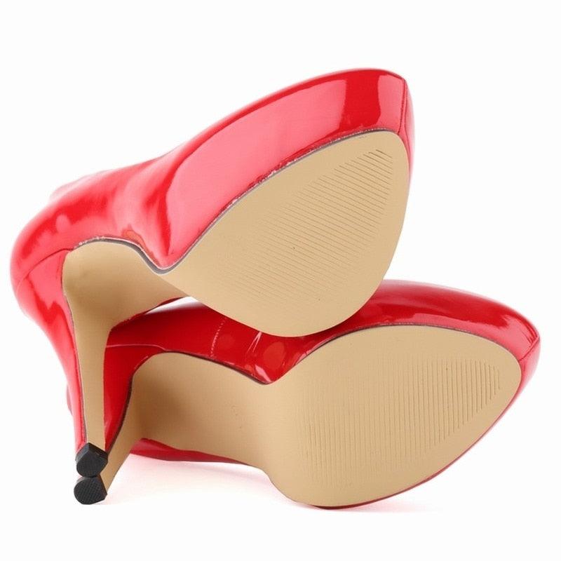 High Heels Pumps Round Toe Stilettos