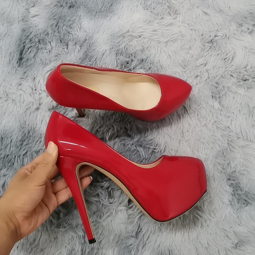 High Heels Pumps Round Toe Stilettos