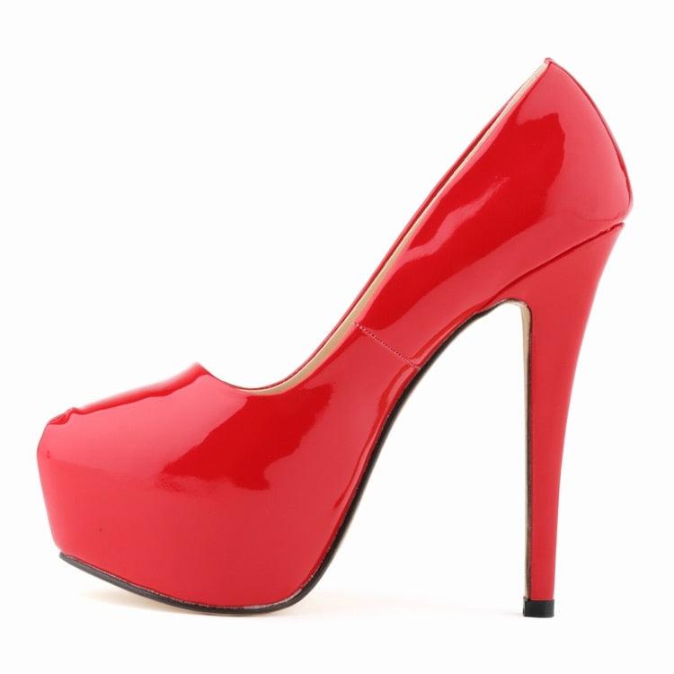 High Heels Pumps Round Toe Stilettos