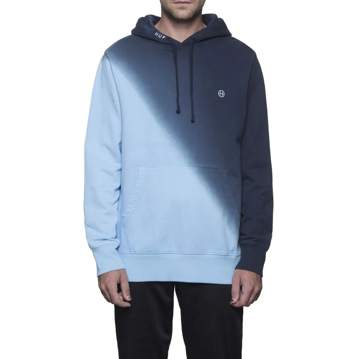 HUF ARNOLD PULLOVER HOODIE // NAVY