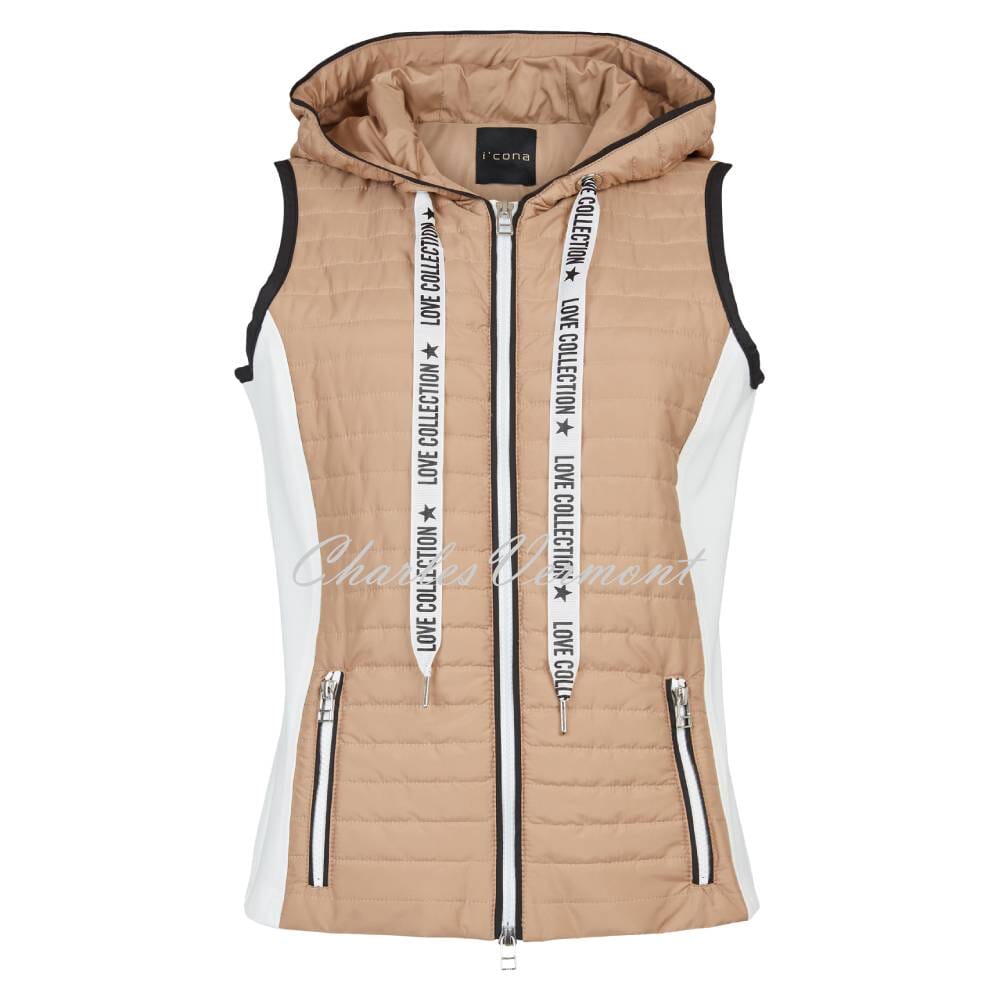 I'cona 'Love Collection' Hooded Gilet - Style 69001-60074-17