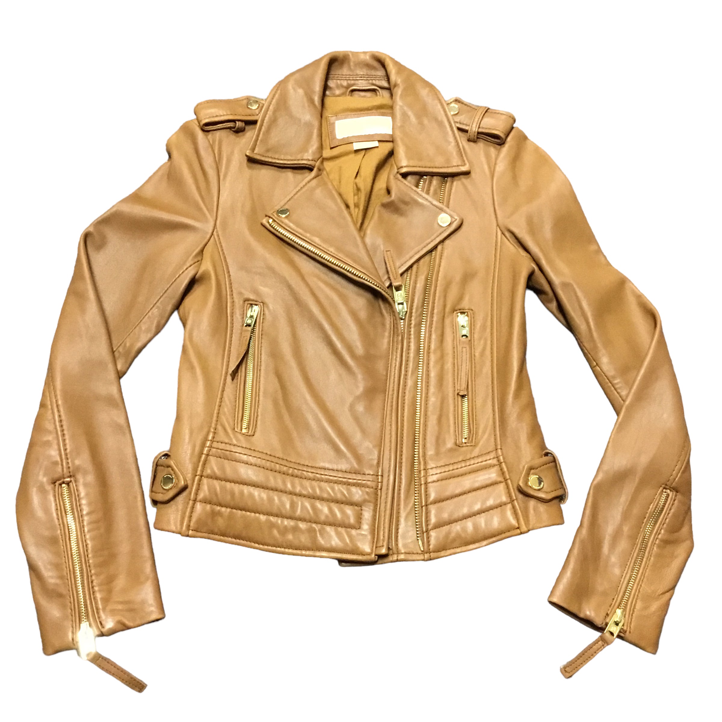 Jacket Moto Leather By Michael Kors  Size: Xs