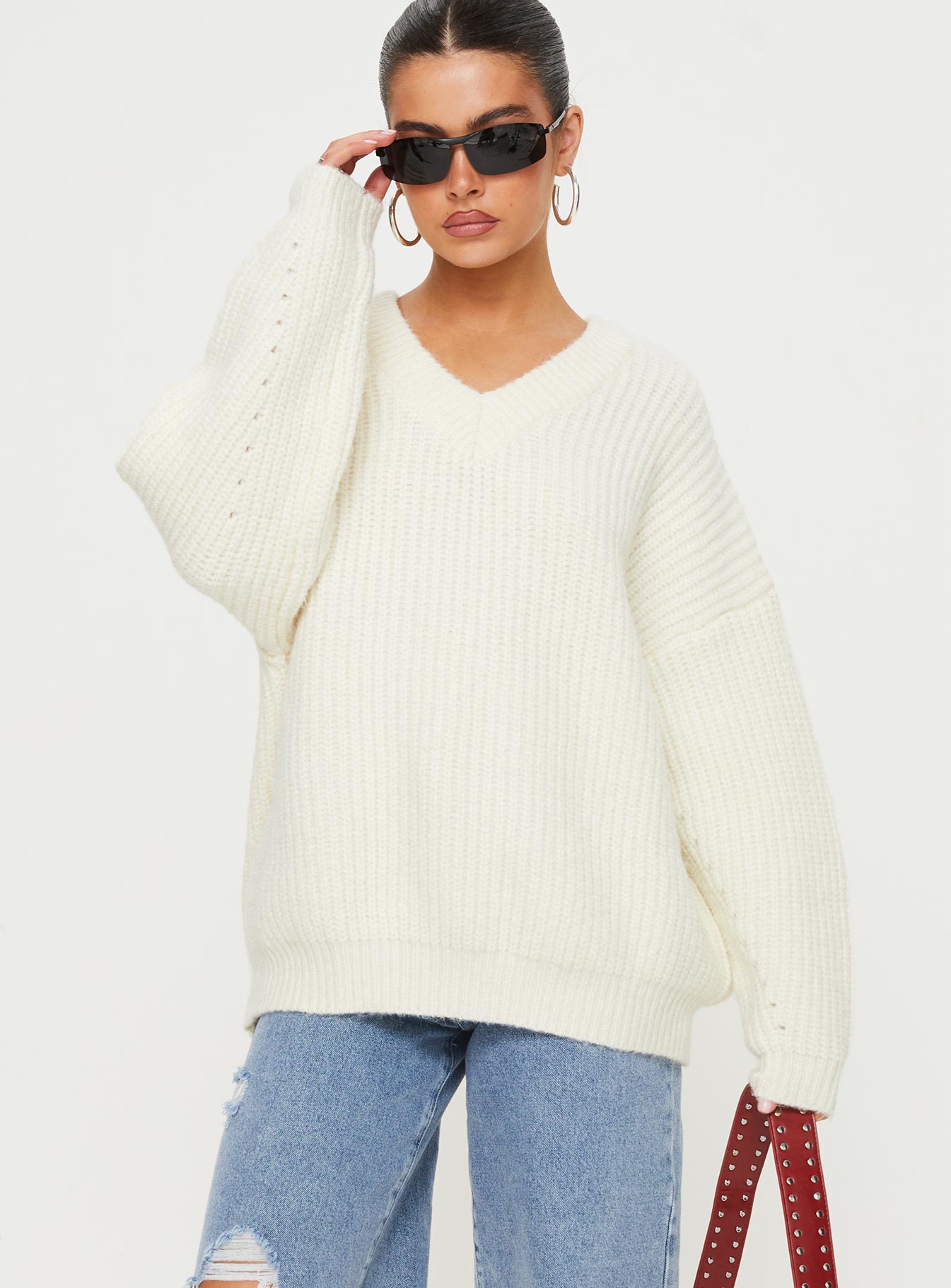 Jem Oversized Sweater Cream