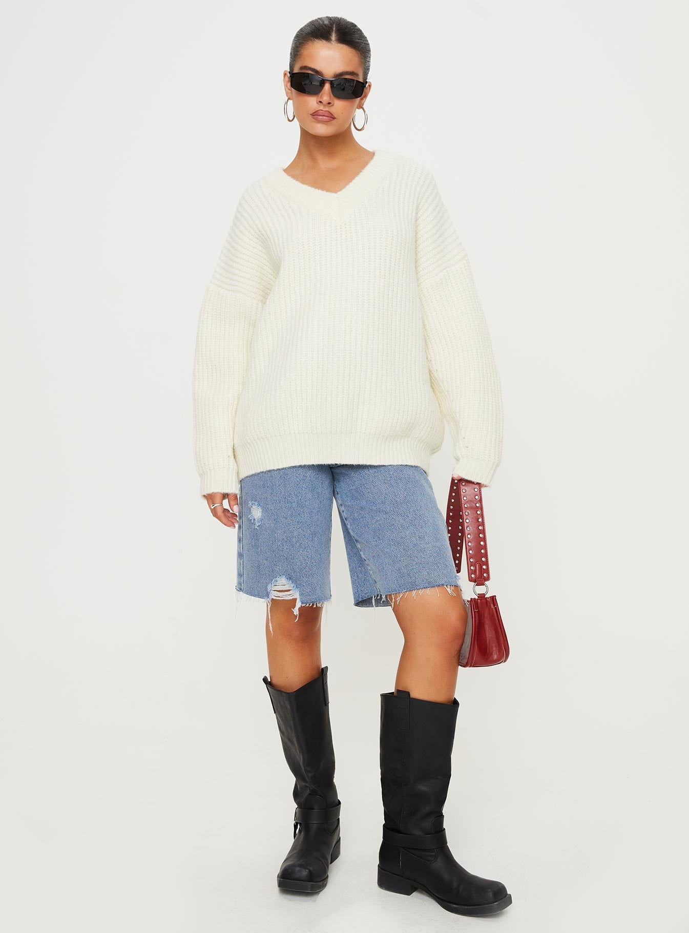 Jem Oversized Sweater Cream