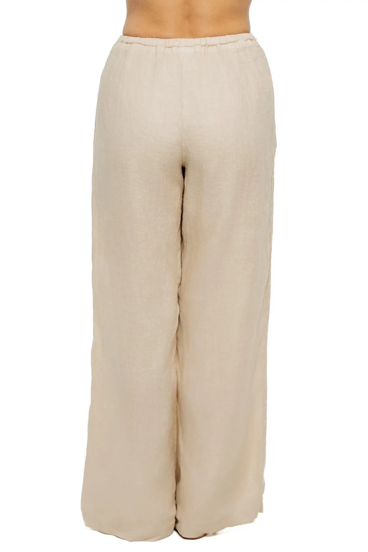 Jen Straight Leg Linen Pants