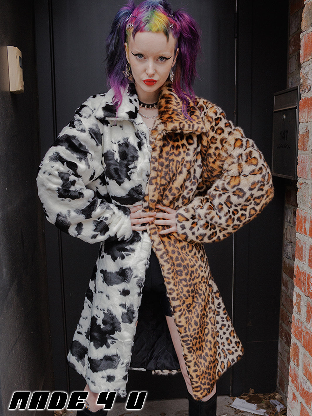 JUNGLE FAUX FUR JACKET  MADE 4 U 