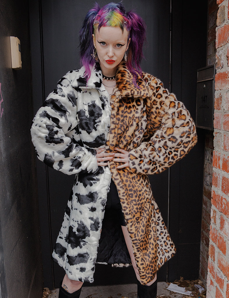 JUNGLE FAUX FUR JACKET  MADE 4 U 