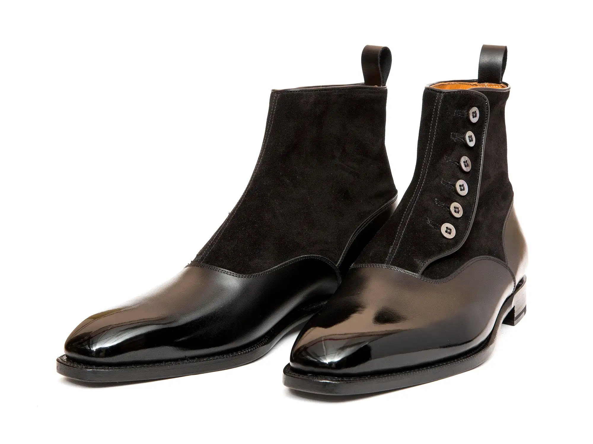 Kenmore - MTO - Black Calf / Black Suede - MGF Last - Single Leather Sole