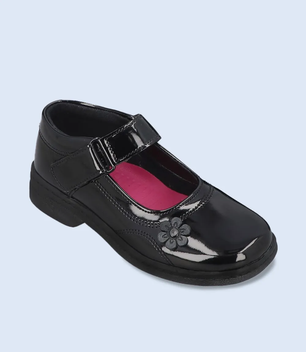 KG0018-BLACK-Girls Casual School Shoes