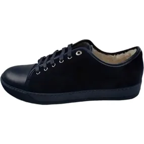 Lanvin Dark Blue Low Top Sneakers