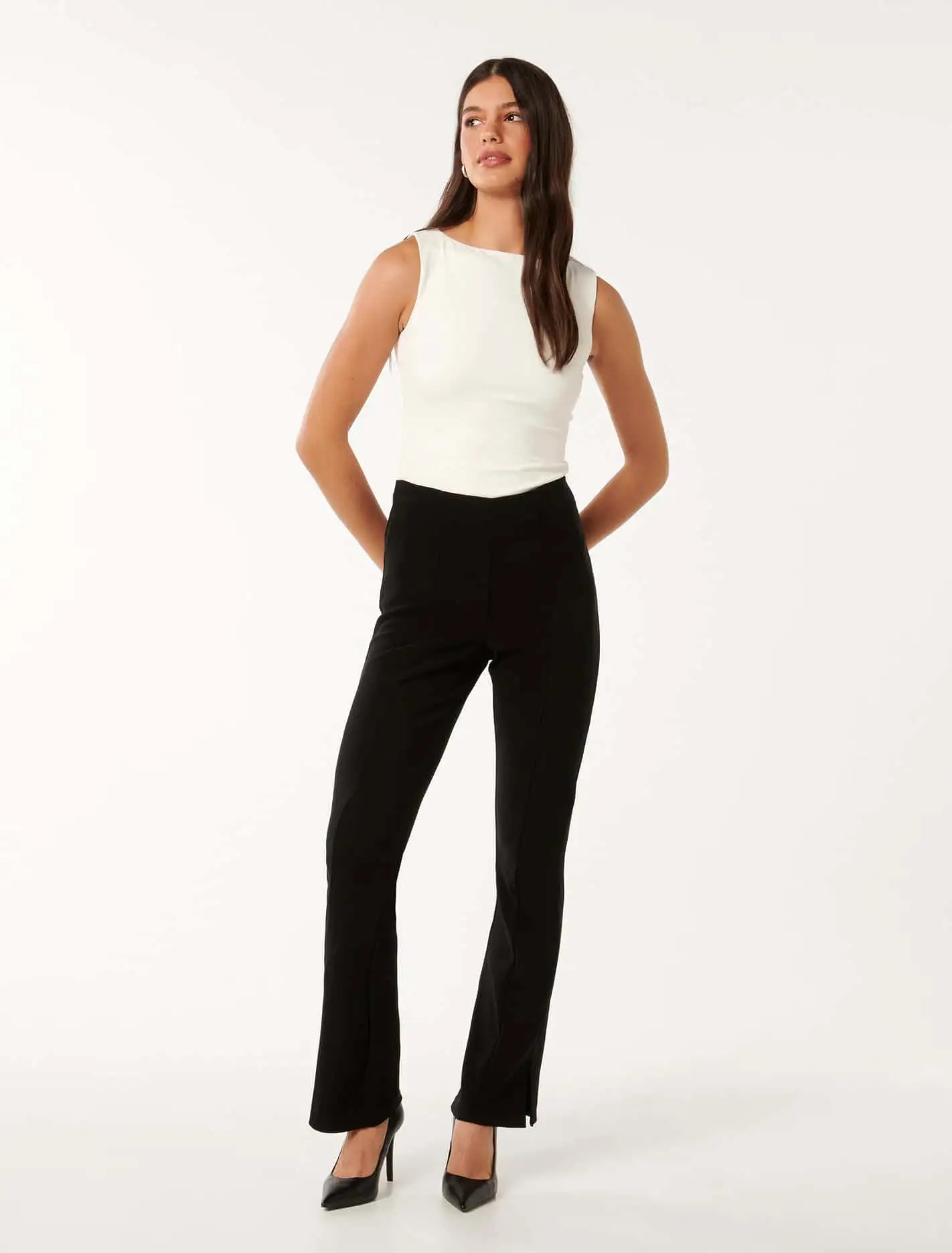 Lena Ottoman Flared Leggings