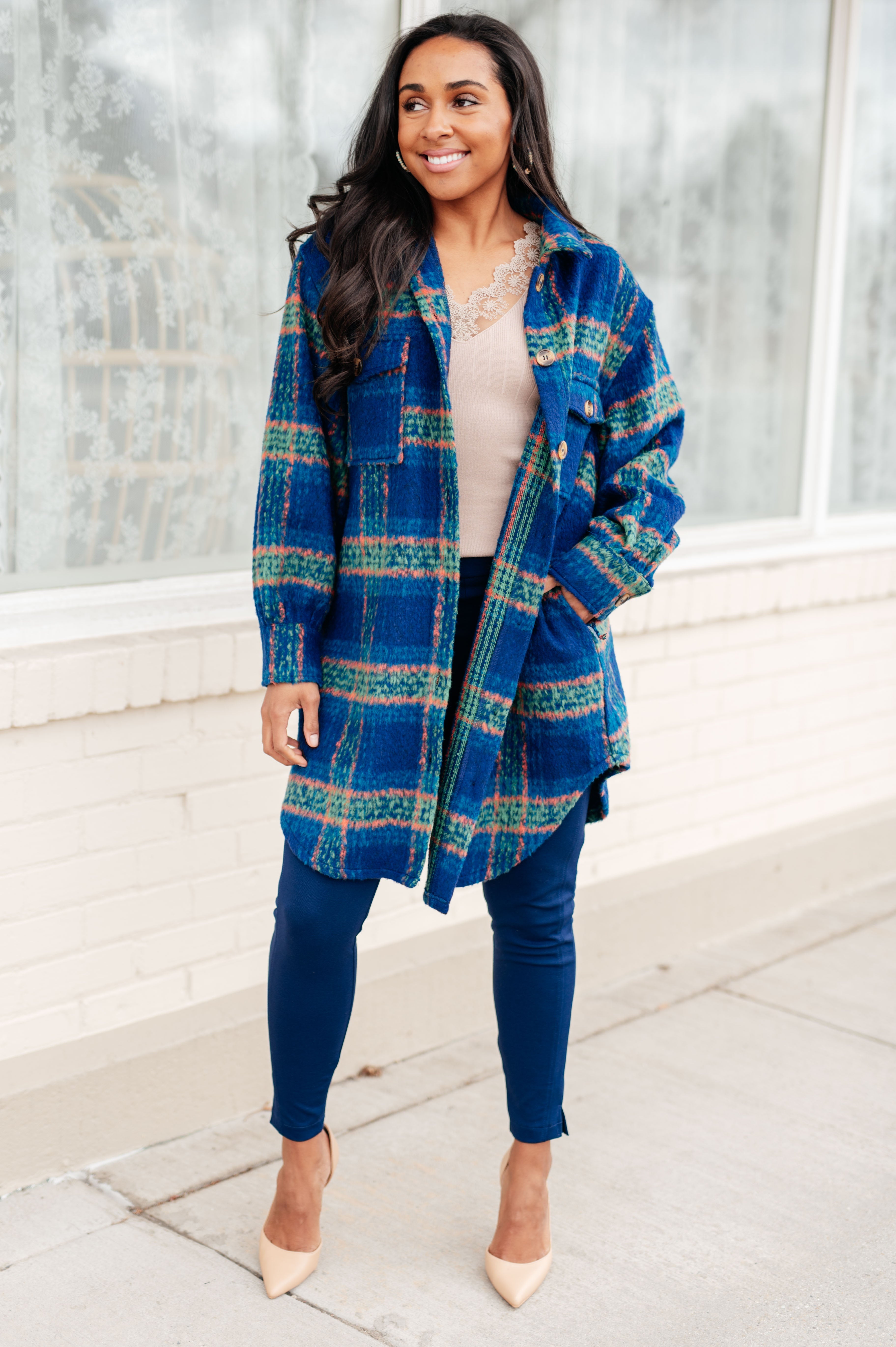 Lily Plaid Coat