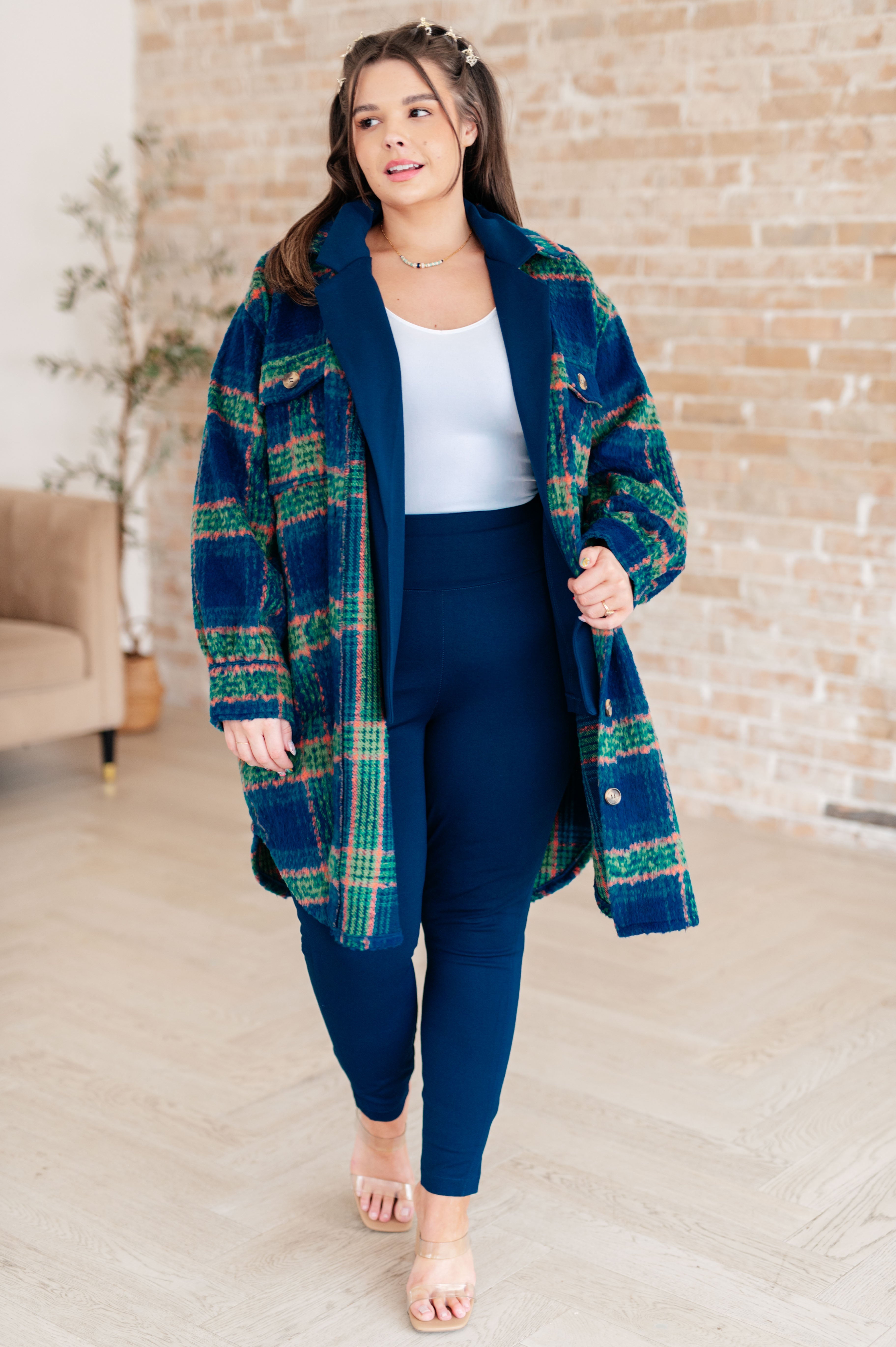 Lily Plaid Coat