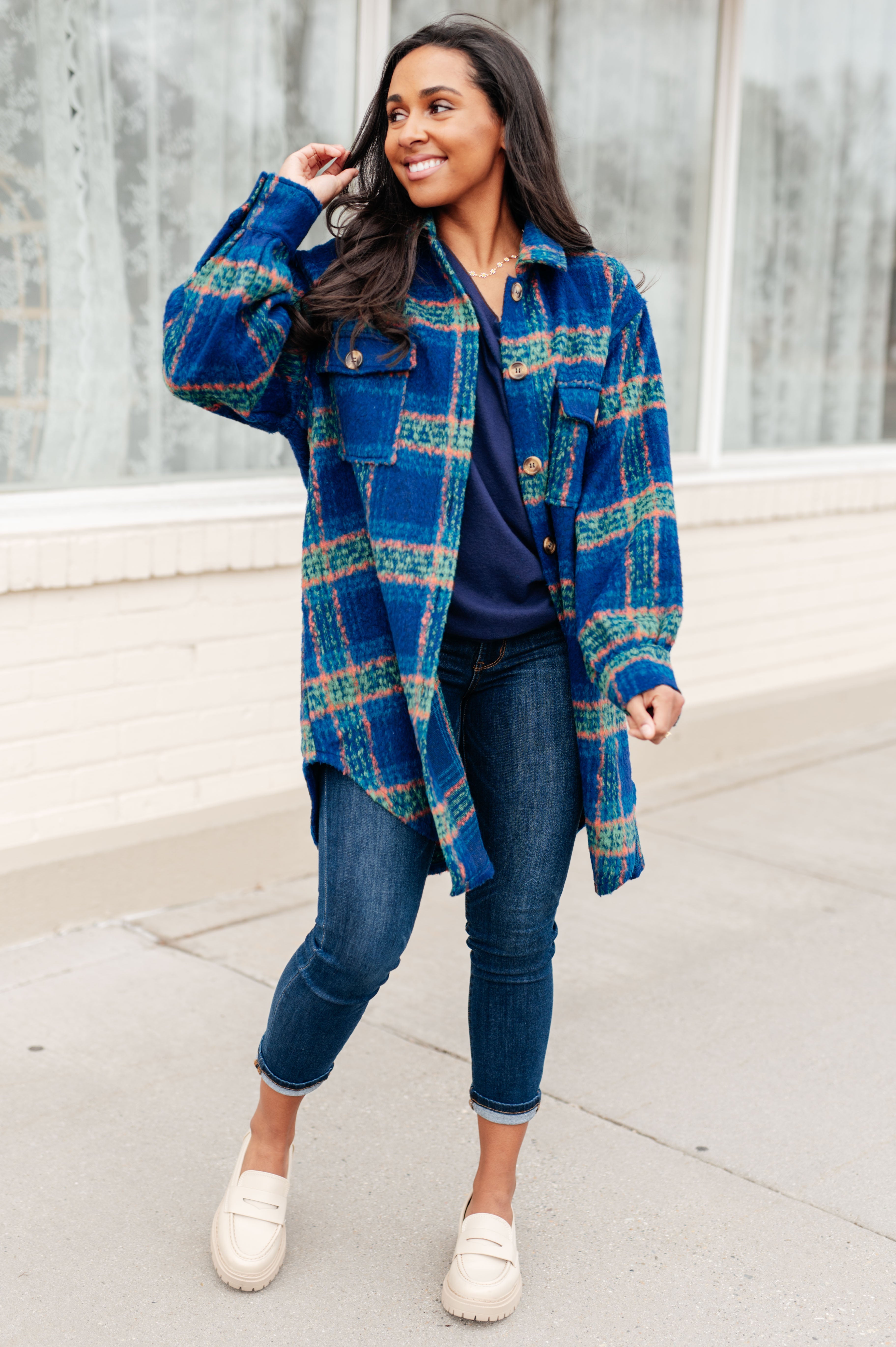 Lily Plaid Coat