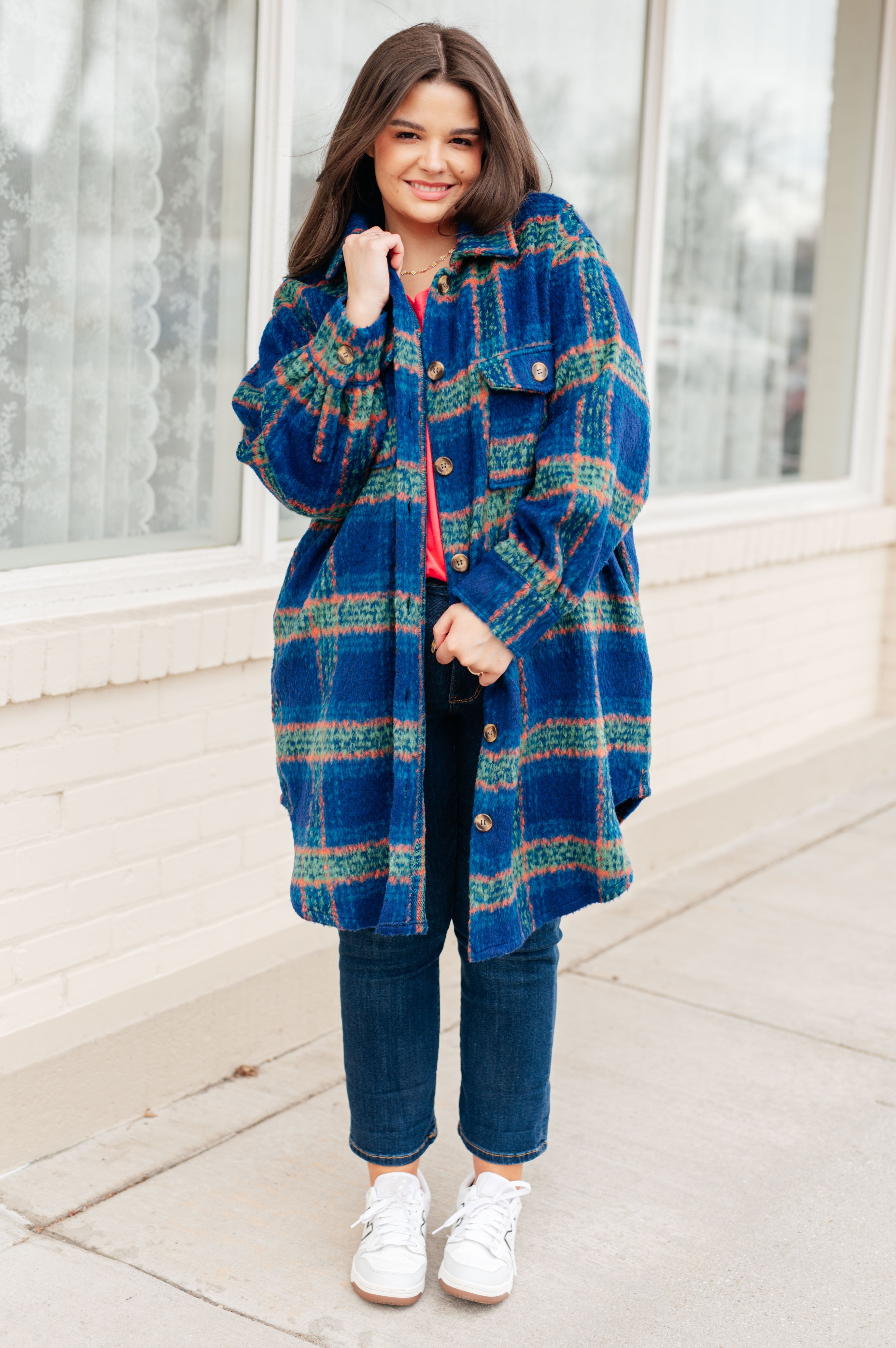 Lily Plaid Coat