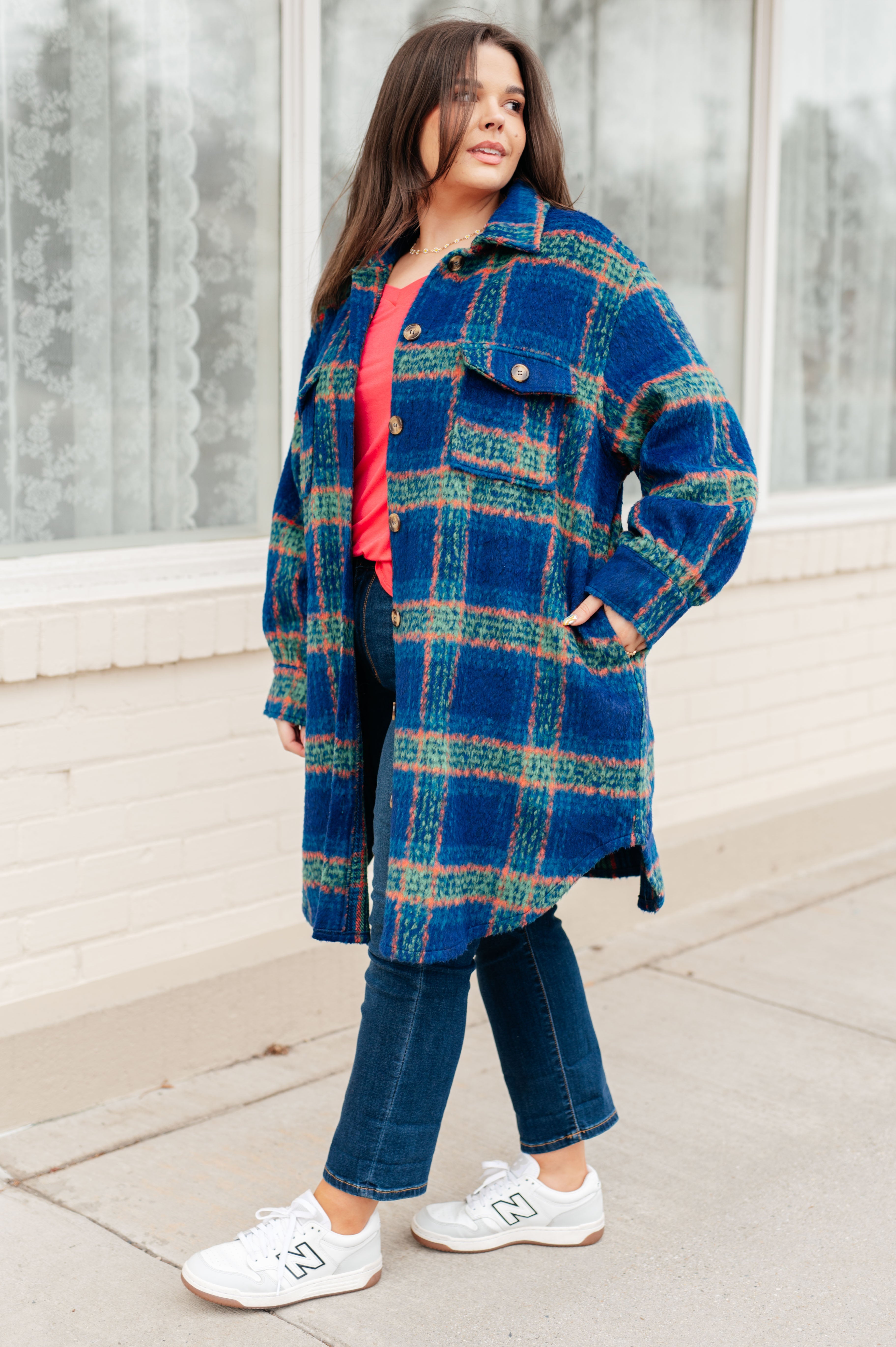 Lily Plaid Coat