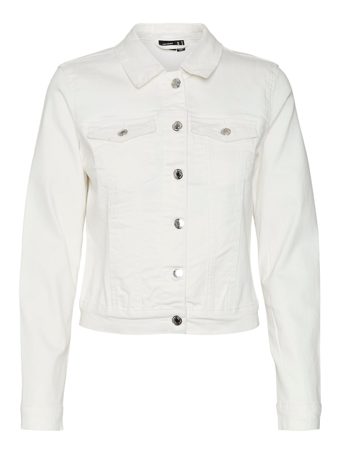 Luna Slim Denim Jacket - White