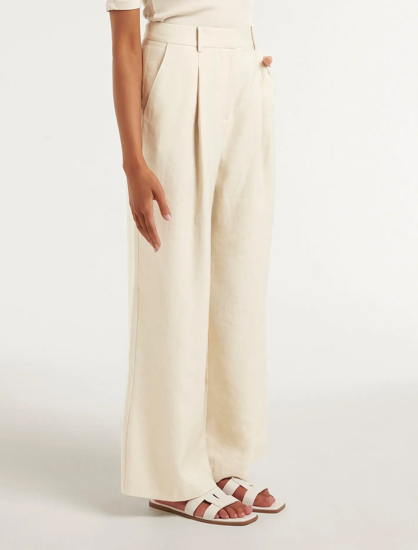 Marabella Petite Bamboo Wide Leg Pants