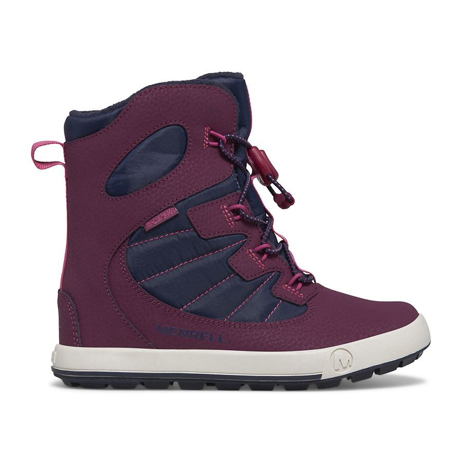 Merrell Navy/Berry Snow Bank 4.0 Waterproof Boot