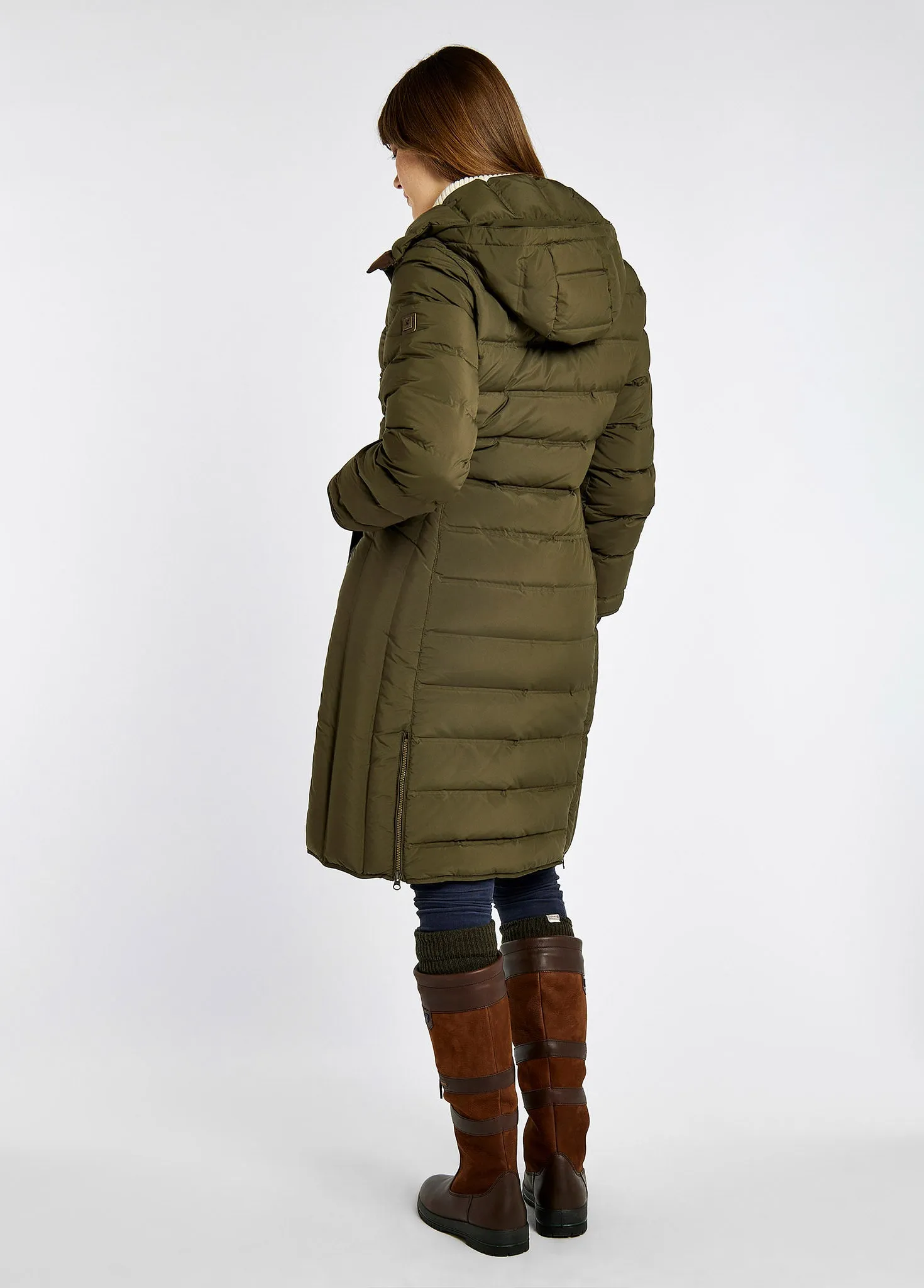 Meyers long length coat - Olive