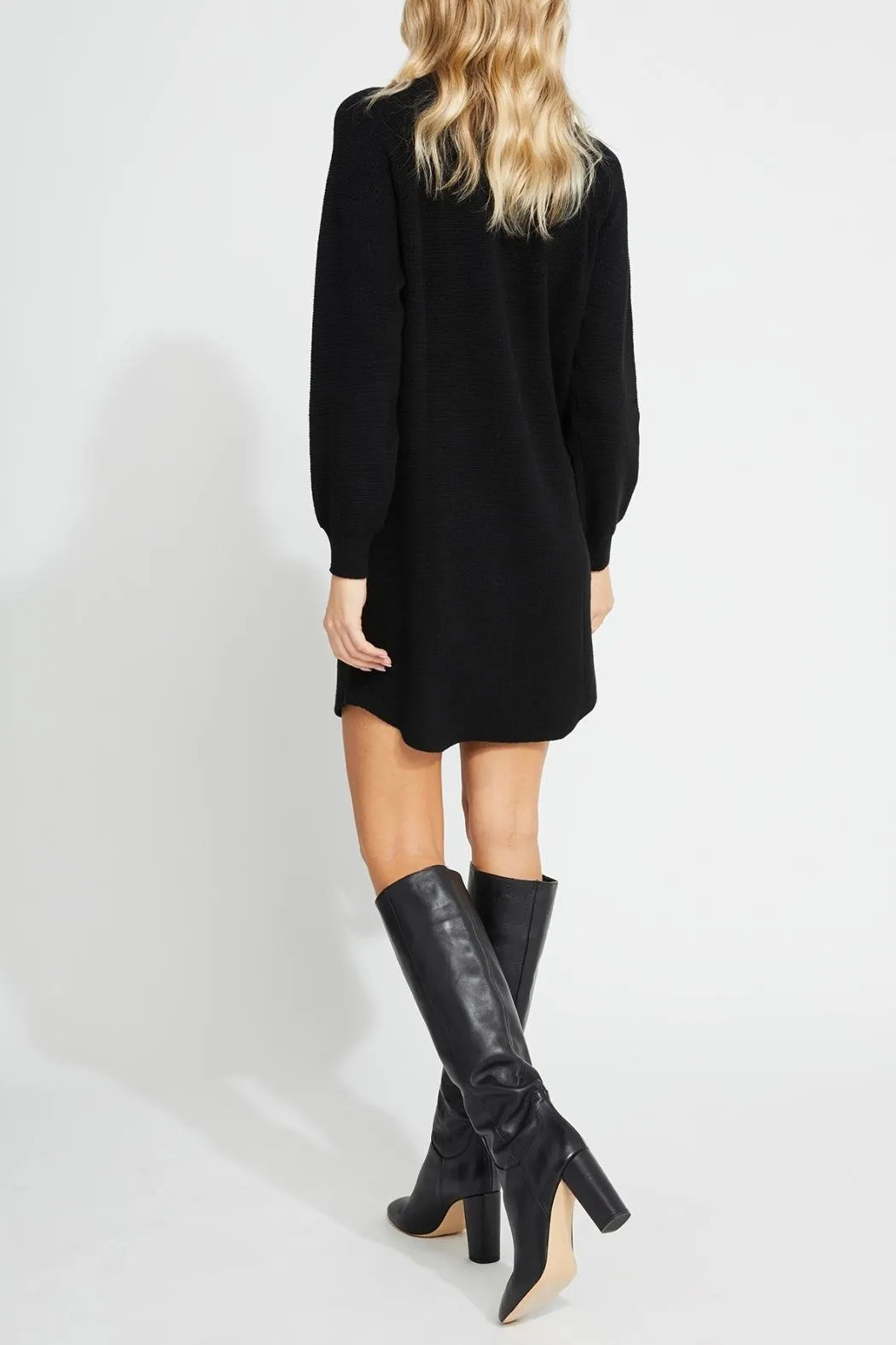 Mid-Thigh Sweater Dress