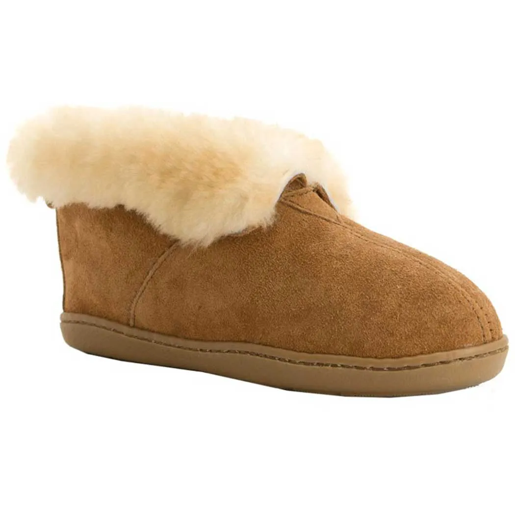 Minnetonka Sheepskin Suede Ankle Boot (Women's)