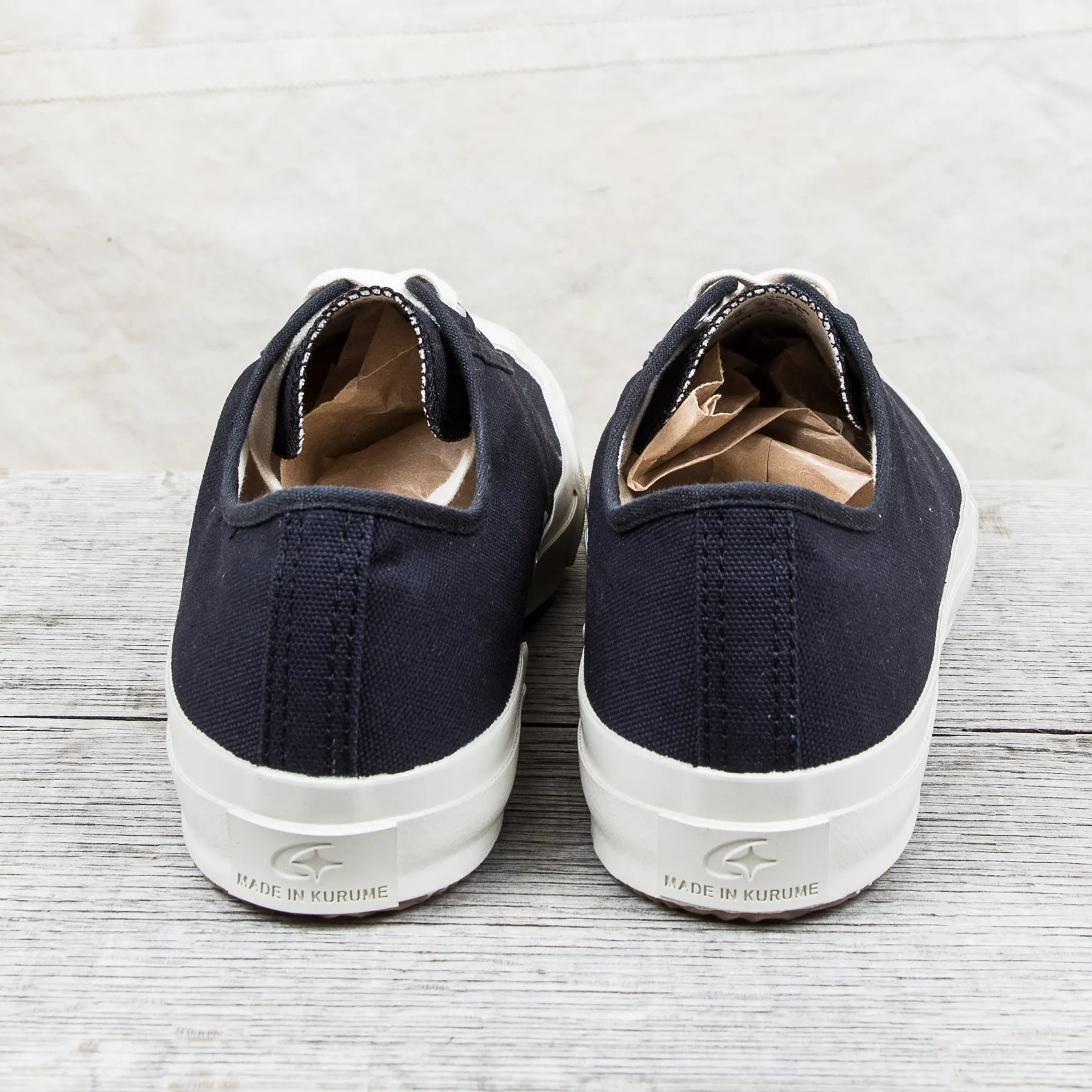 Moonstar Gym Classic Vulcanized Rubber Sneakers Navy