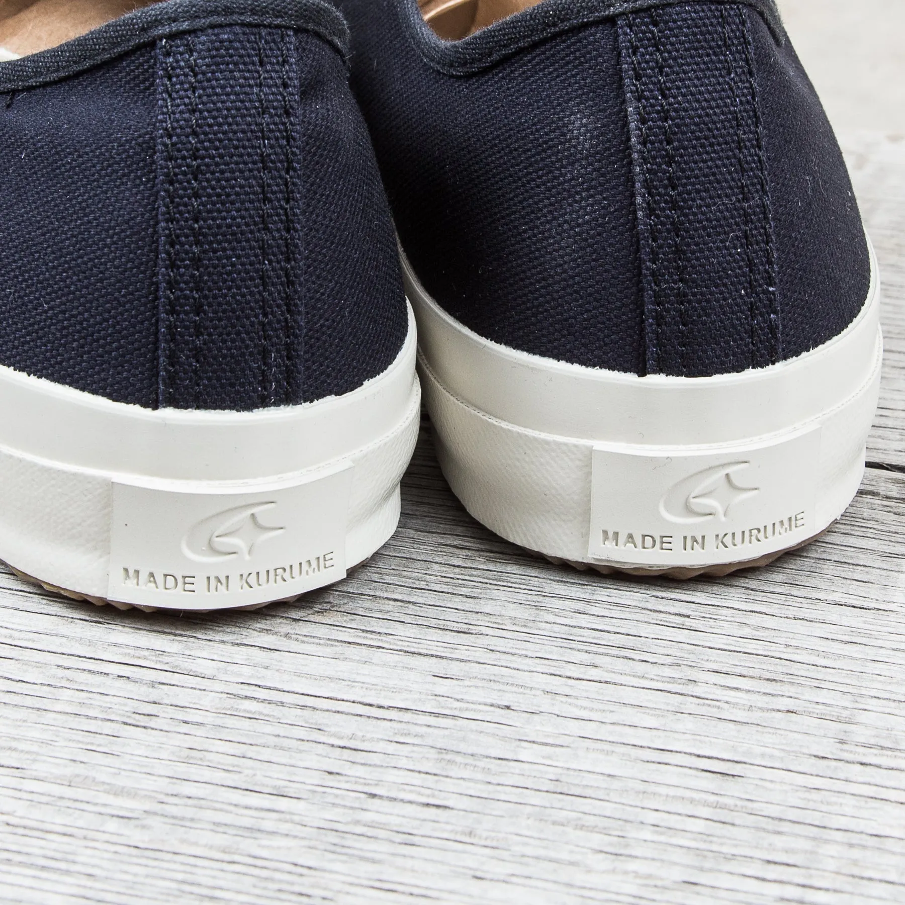 Moonstar Gym Classic Vulcanized Rubber Sneakers Navy