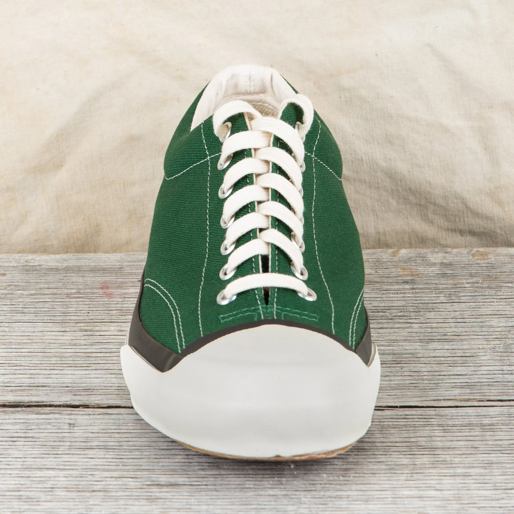 Moonstar Gym Court Vulcanized Rubber Sneakers Green