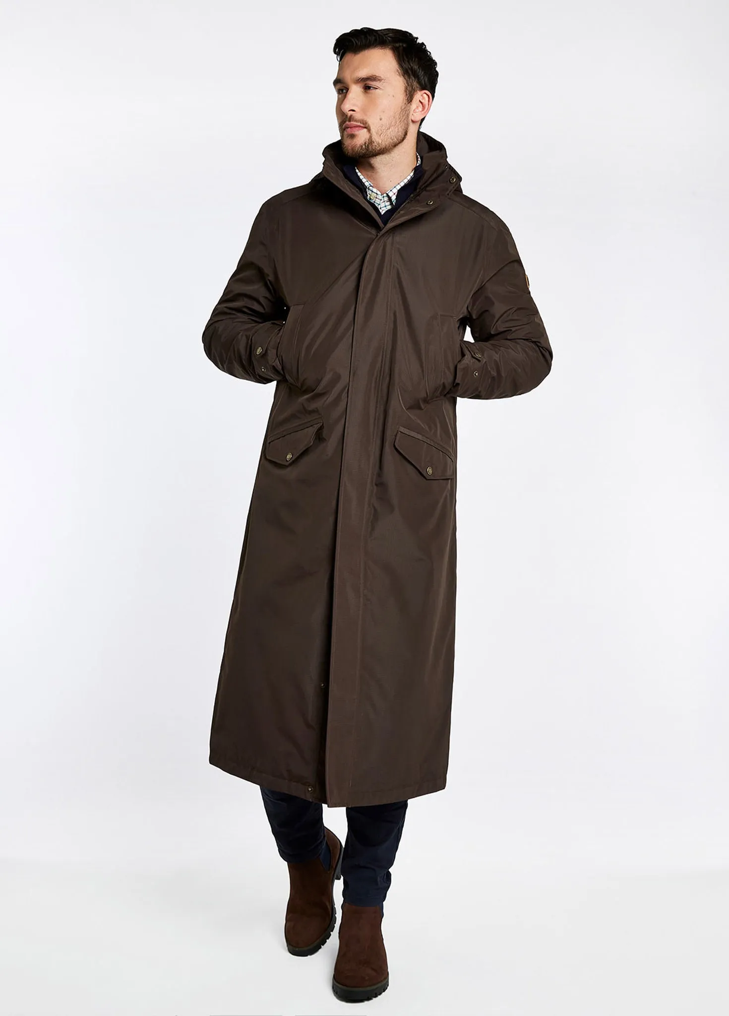 Moycashel Waterproof Coat - Mahogany