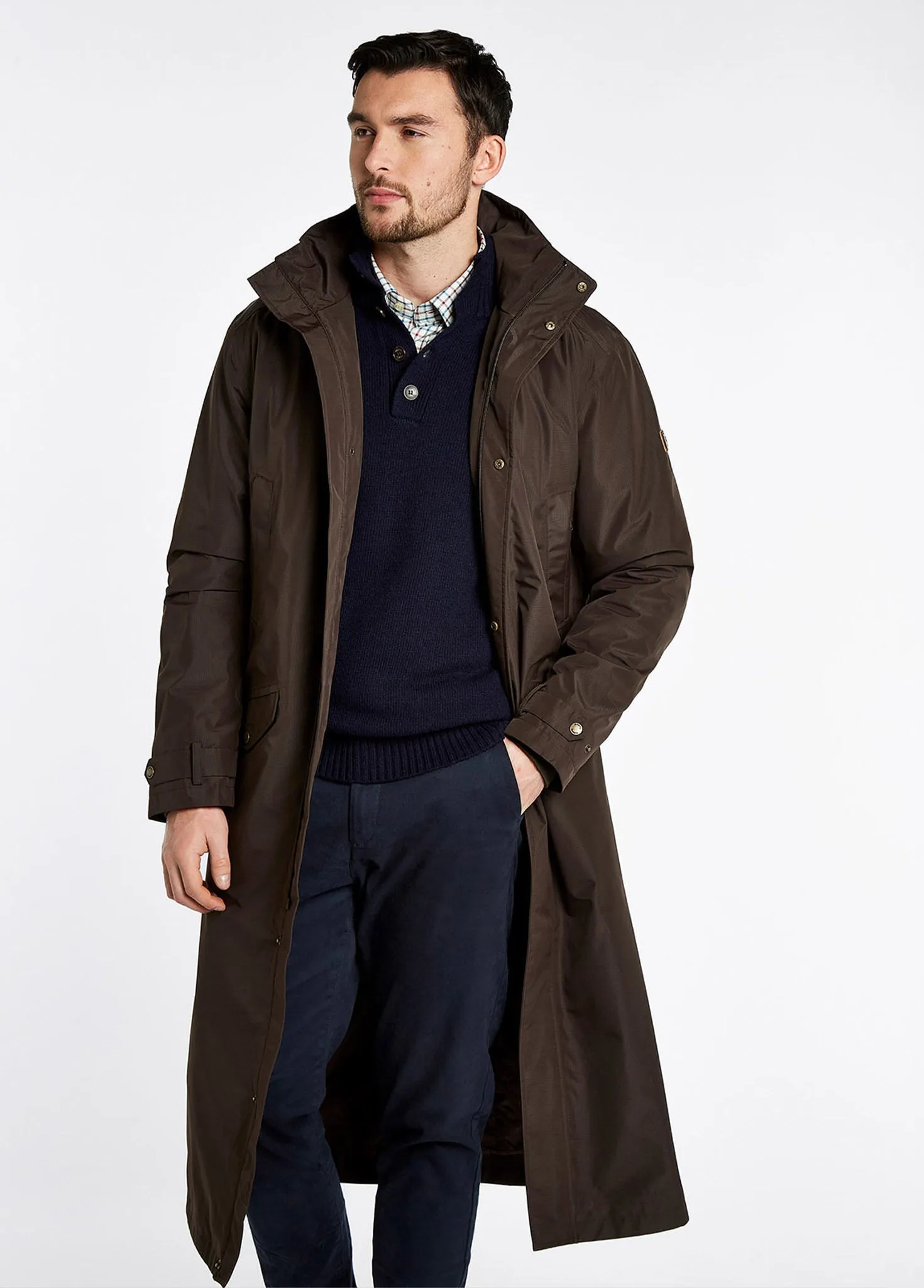 Moycashel Waterproof Coat - Mahogany