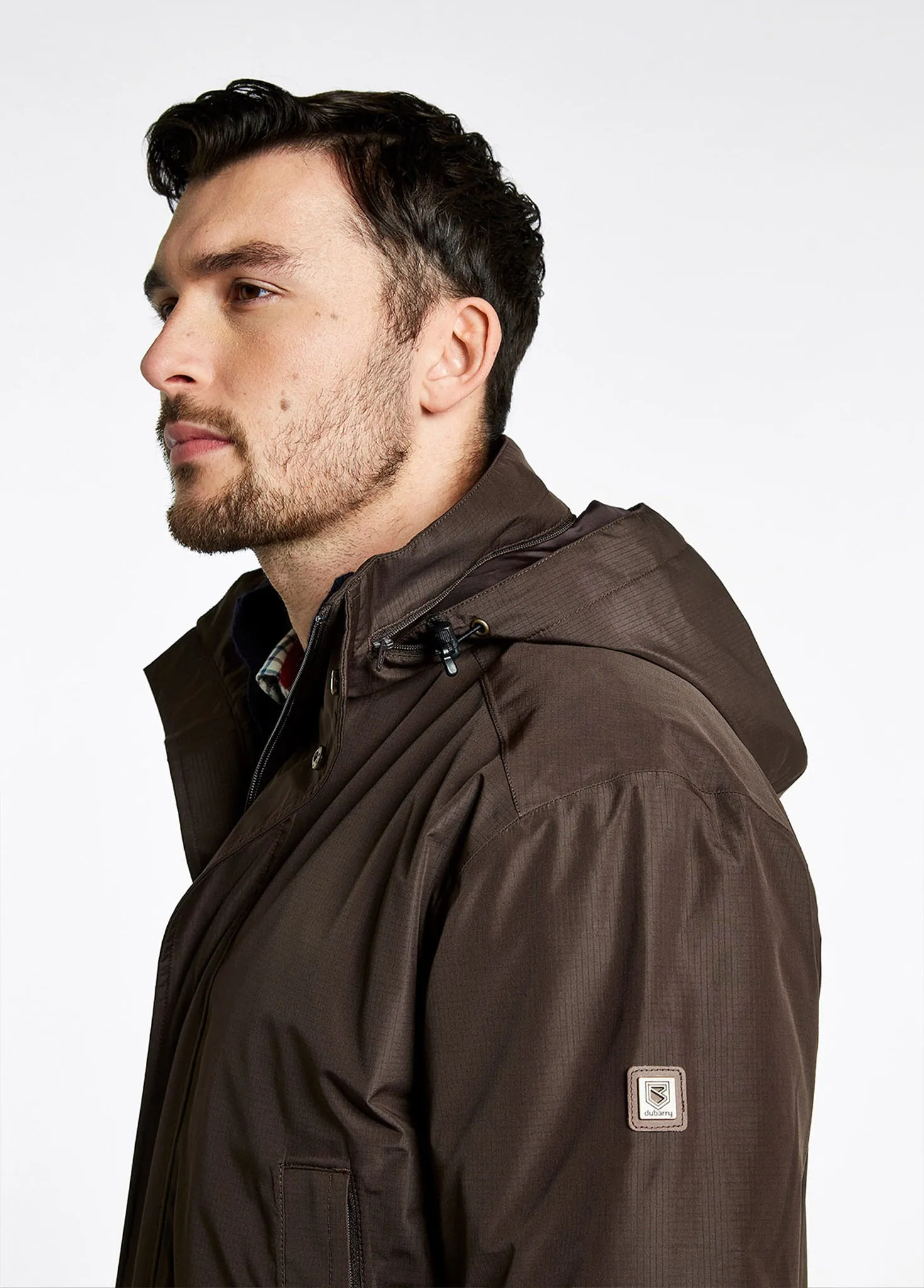 Moycashel Waterproof Coat - Mahogany