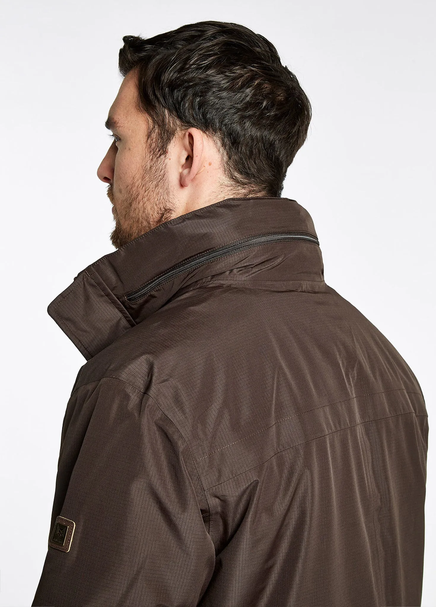 Moycashel Waterproof Coat - Mahogany