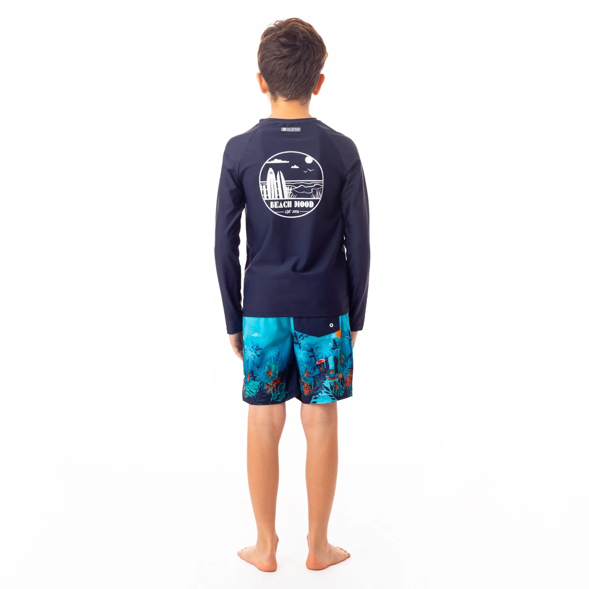 Nanö Solid Long Sleeves UV Rashguard 7-10y  - Clement