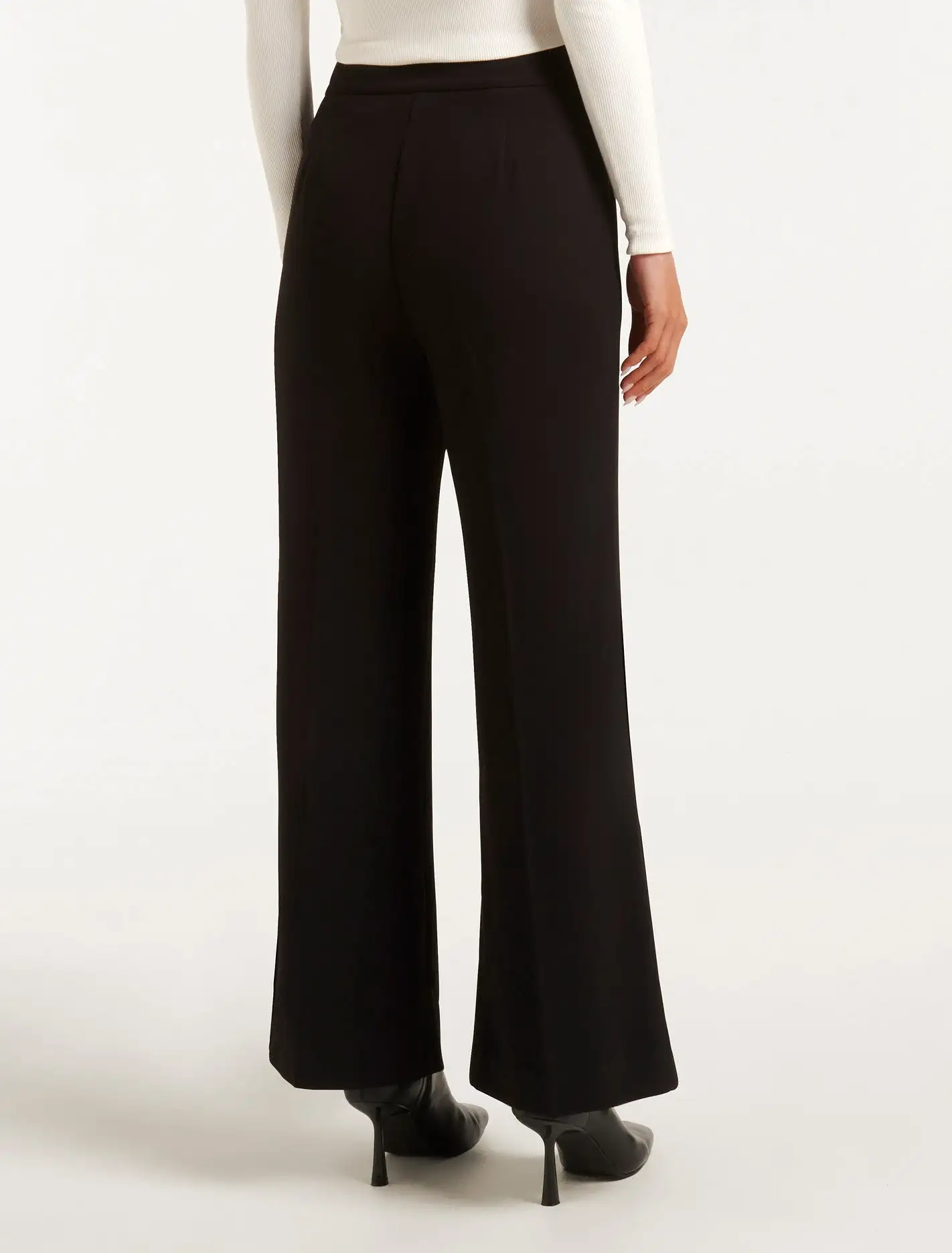 Naomi Petite Button Wide Leg Pants